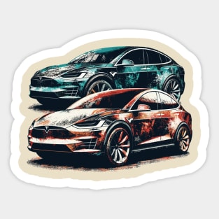 Tesla Mode X Sticker